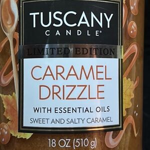 Tuscany Candle Caramel Drizzle Jar Candle